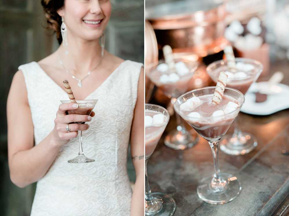 Whats More Fun For A New England Winter Wedding At Aldworth Manor Than Having Copper Infused Decorated Hot Cocoa Bar Complete With Martinis Whats More Fun For A New England Winter Wedding At Aldworth Manor Than Having Copper Infused Decorated Hot Cocoa Bar Complete With Martinis