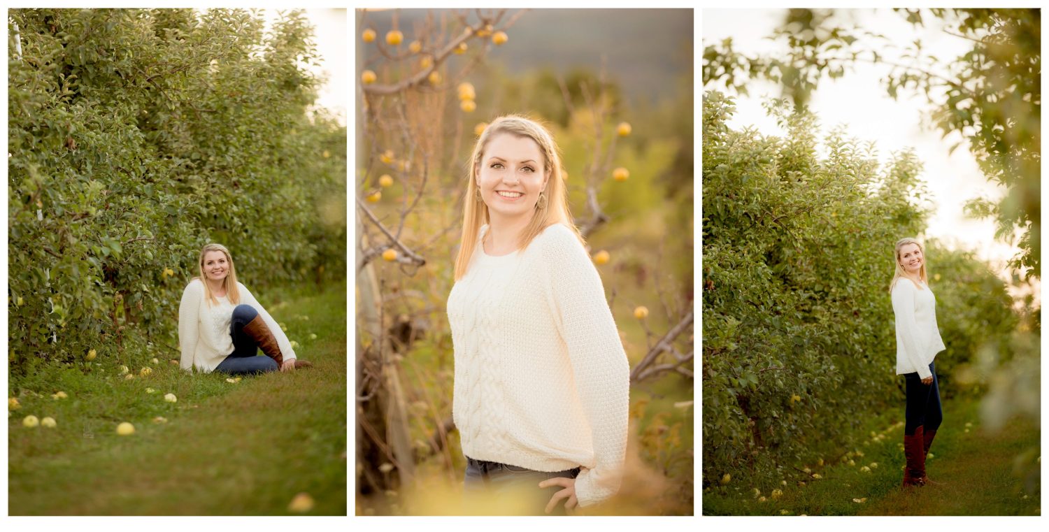 Senior portraits Keene NH - Alyson's Orchard