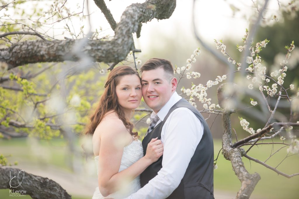 Apple Blossom's Wedding Picture Alyson Orchard Walpole NH | K. Lenox Photo