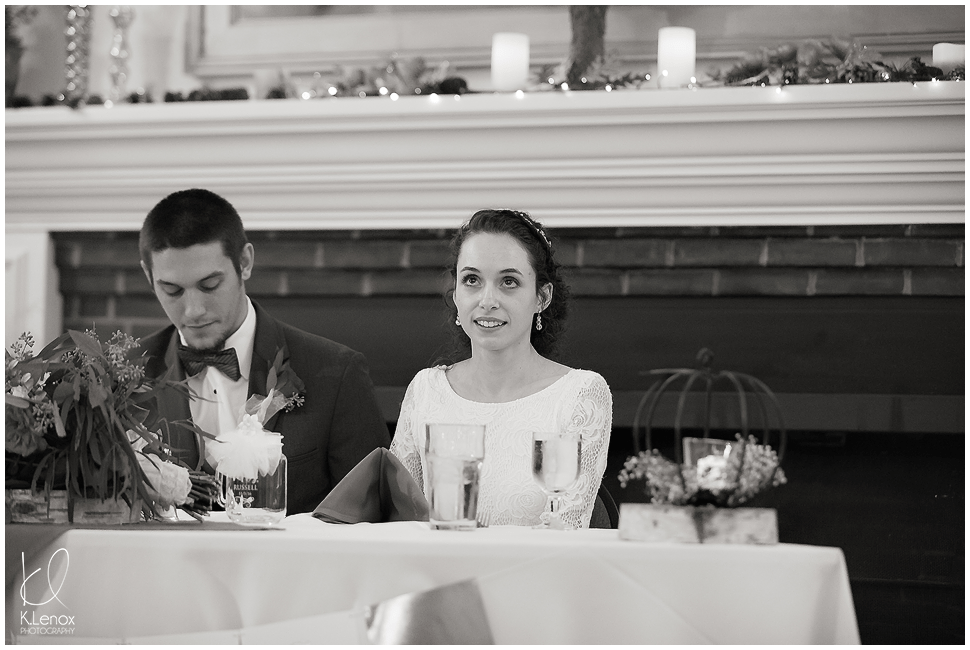 Keene Country Club Wedding- Toasts at Reception
