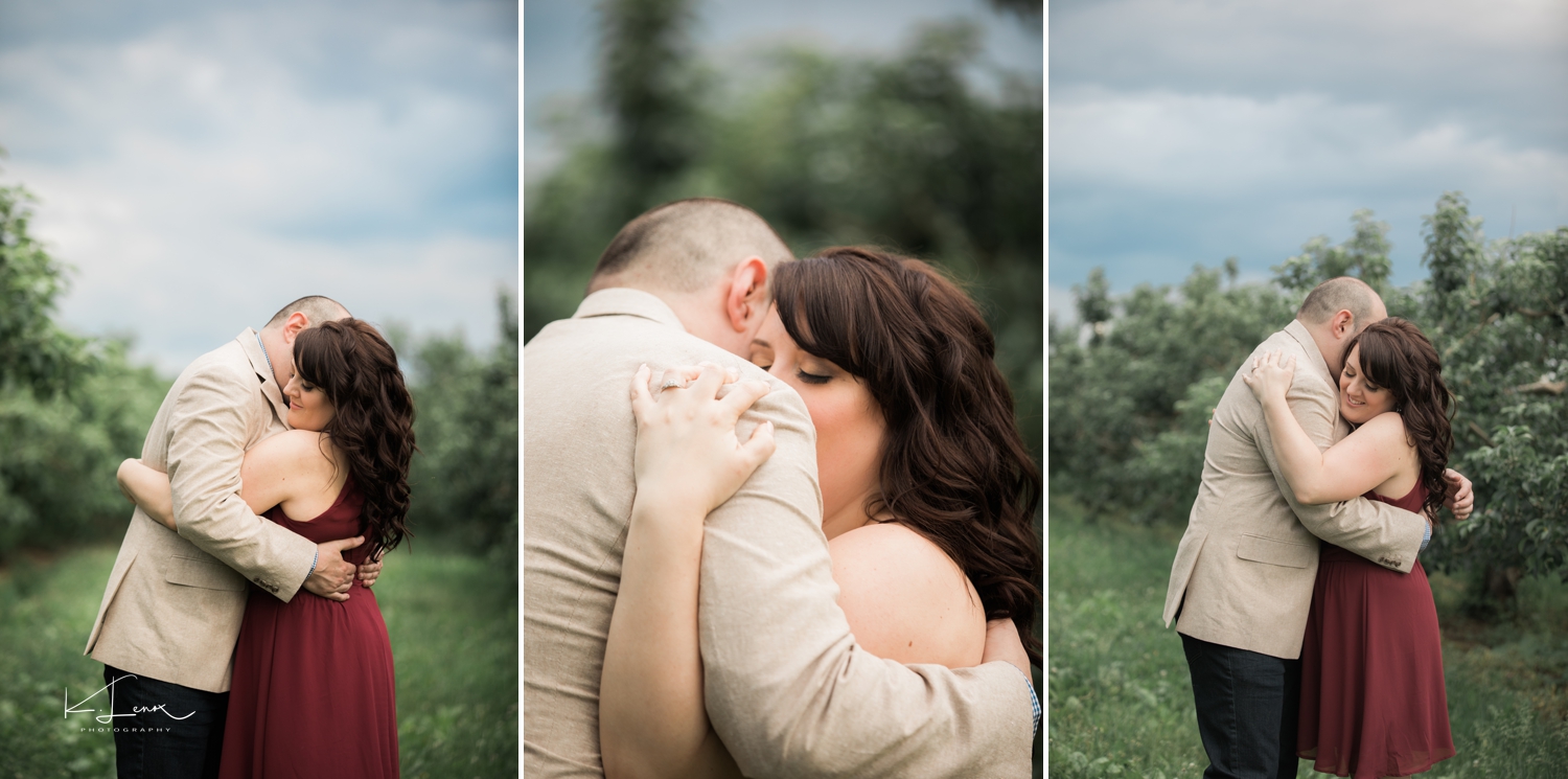 Alyson's orchard Engagement Session