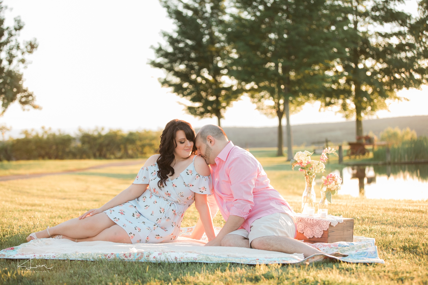 Alyson's orchard Engagement Session