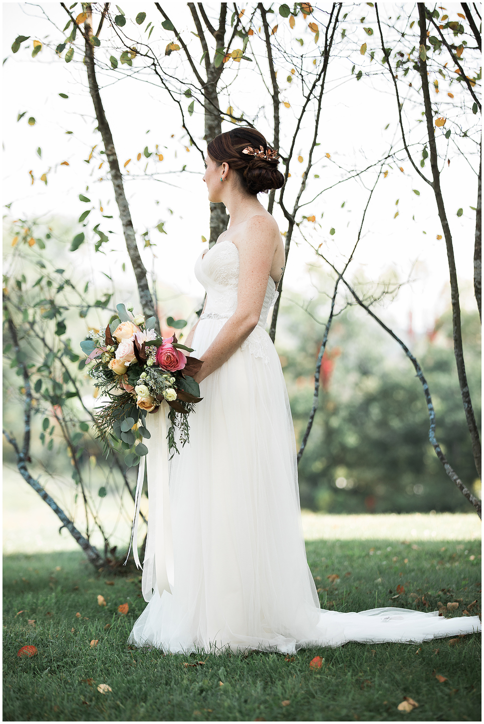 Alyson's Orchard Wedding- Bridal Portrait. 