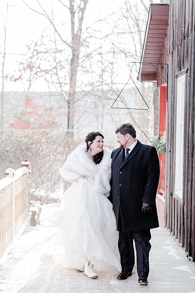 Pennsylvania winter wedding