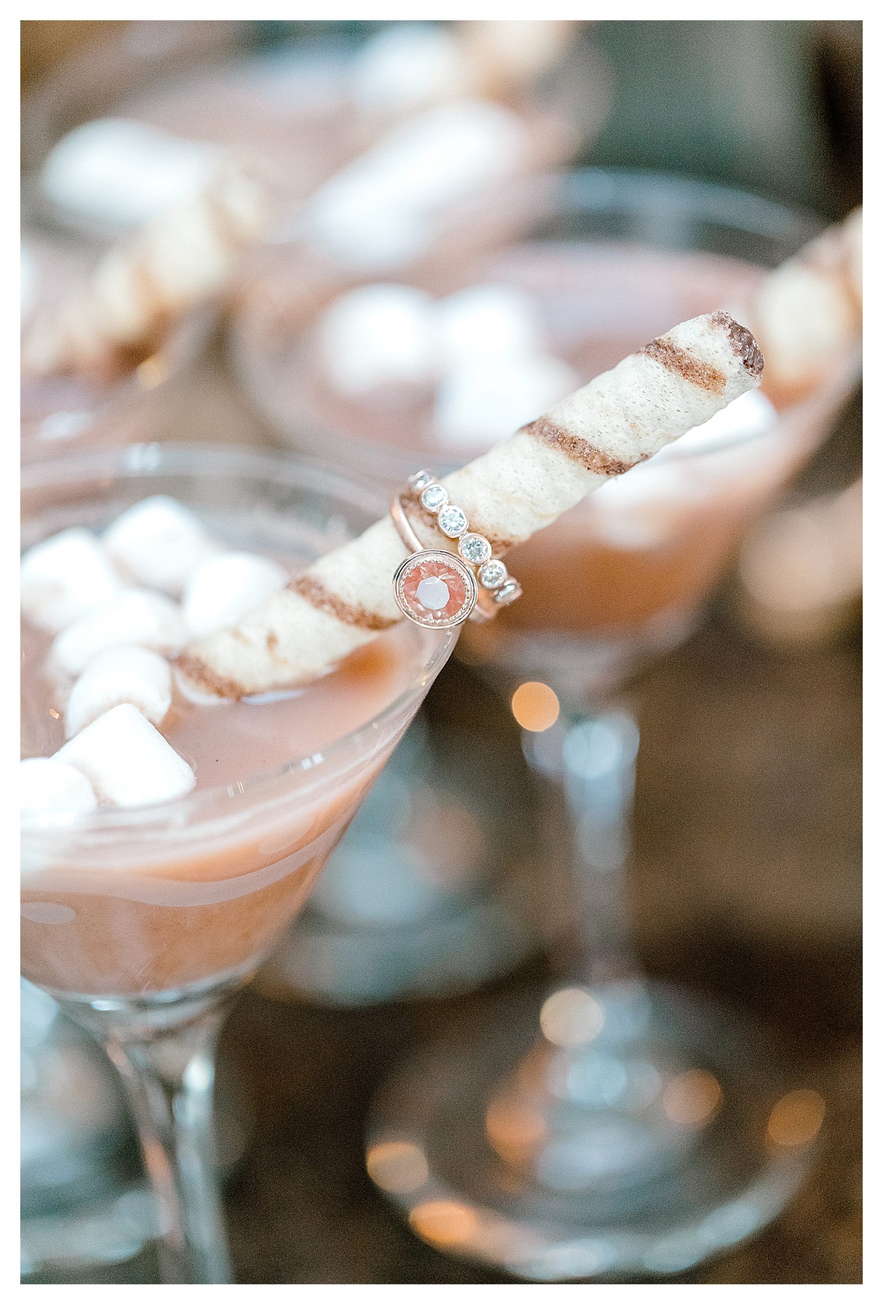 Hot Cocoa Bar for a wedding at Aldworth Manor- Aldworth Manor Wedding