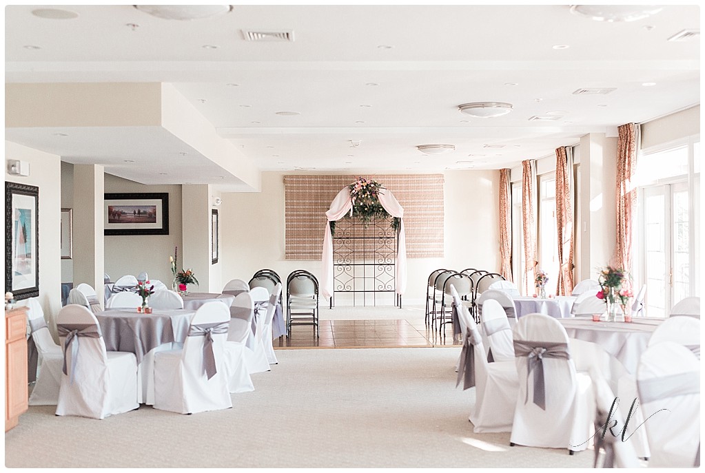 Ceremony and Reception site for a wedding at the Riverside Hotel