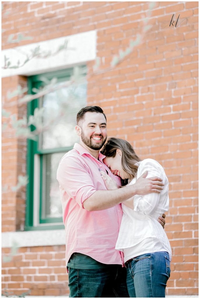 Unposed and Natural Engagement Photo taken in Portsmouth NH. 