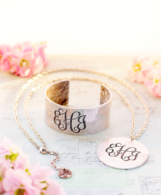 Monogramed Bracelet is a great creative way to ask your best friend to be your bridesmaid! 