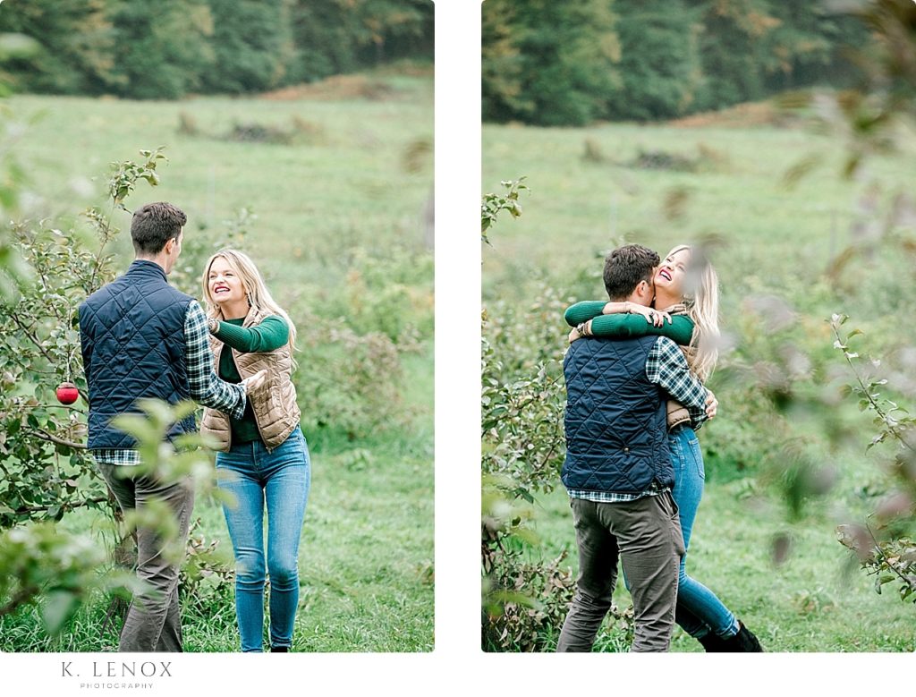 Playful, Candid and authentic engagement photos taken by K. Lenox Photography. 