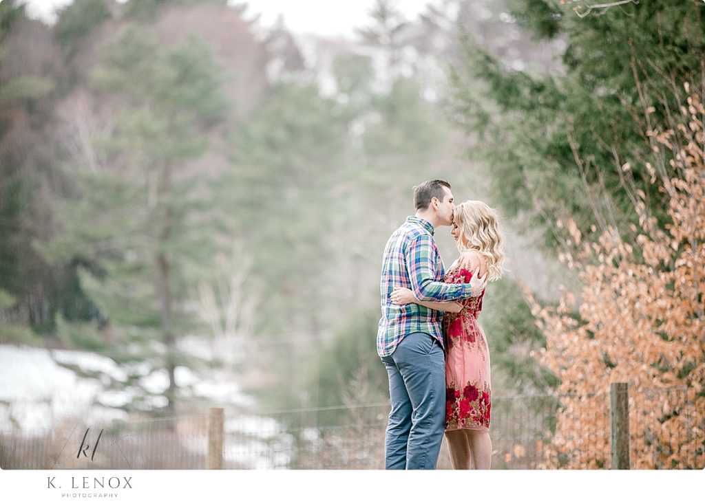 Light & Airy Winter Engagement Session at Stonewall Farm in November