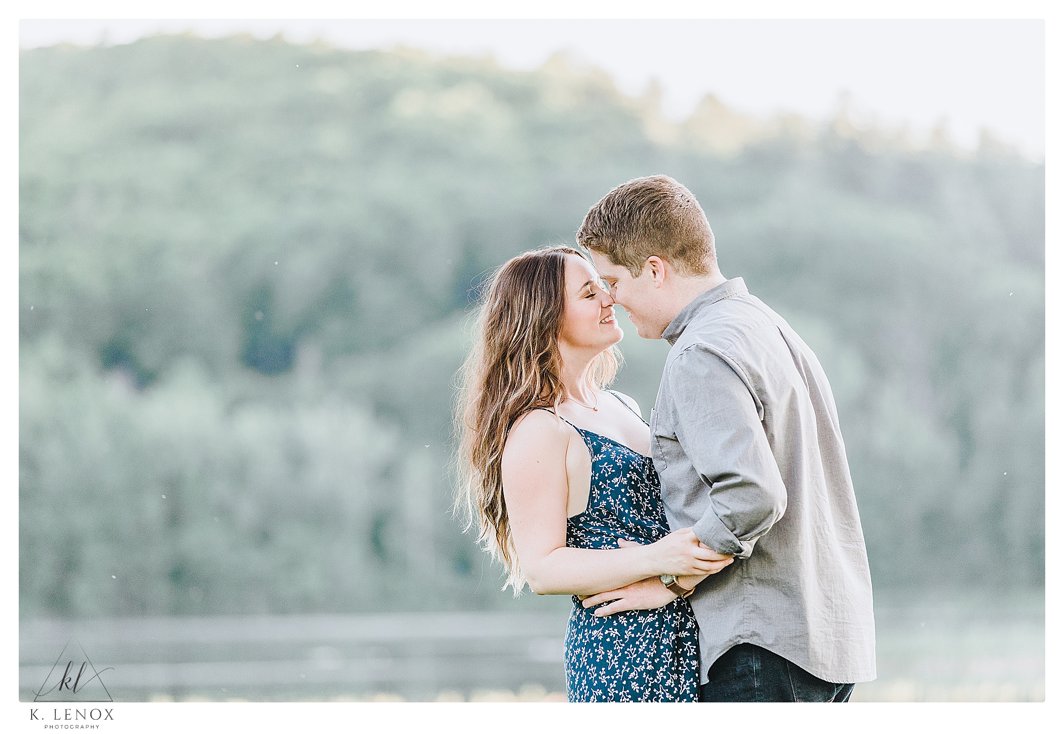 Outdoor Engagement session in Brattleboro VT.