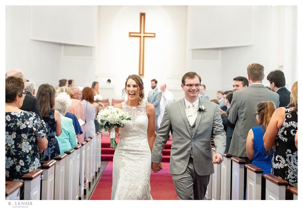 Summer Wedding at the Bethany Covenant Church in Bedford NH.   