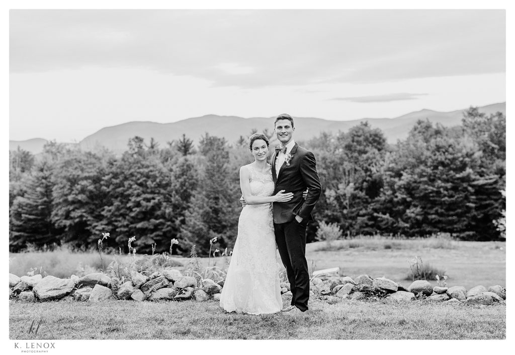 Bride and Groom just after their Simple Tamworth NH Wedding