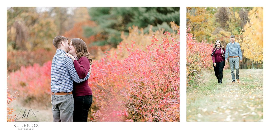 Fall Engagement Session in the Orchard