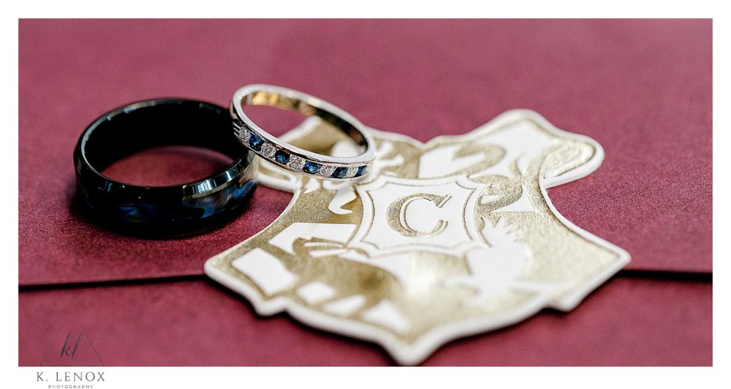 Harry Potter Themed Wedding at Stonewall Farm- Red envelope with a Harry Potter icon. 
