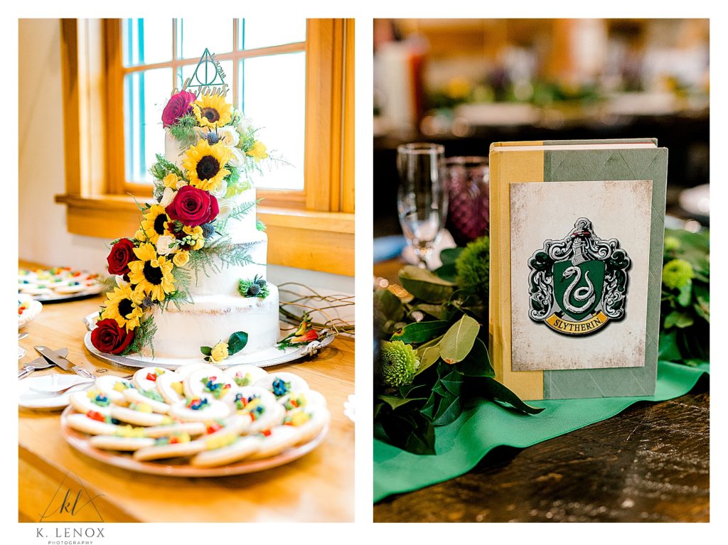 Harry Potter Themed wedding at Stonewall Farm in Keene NH. 