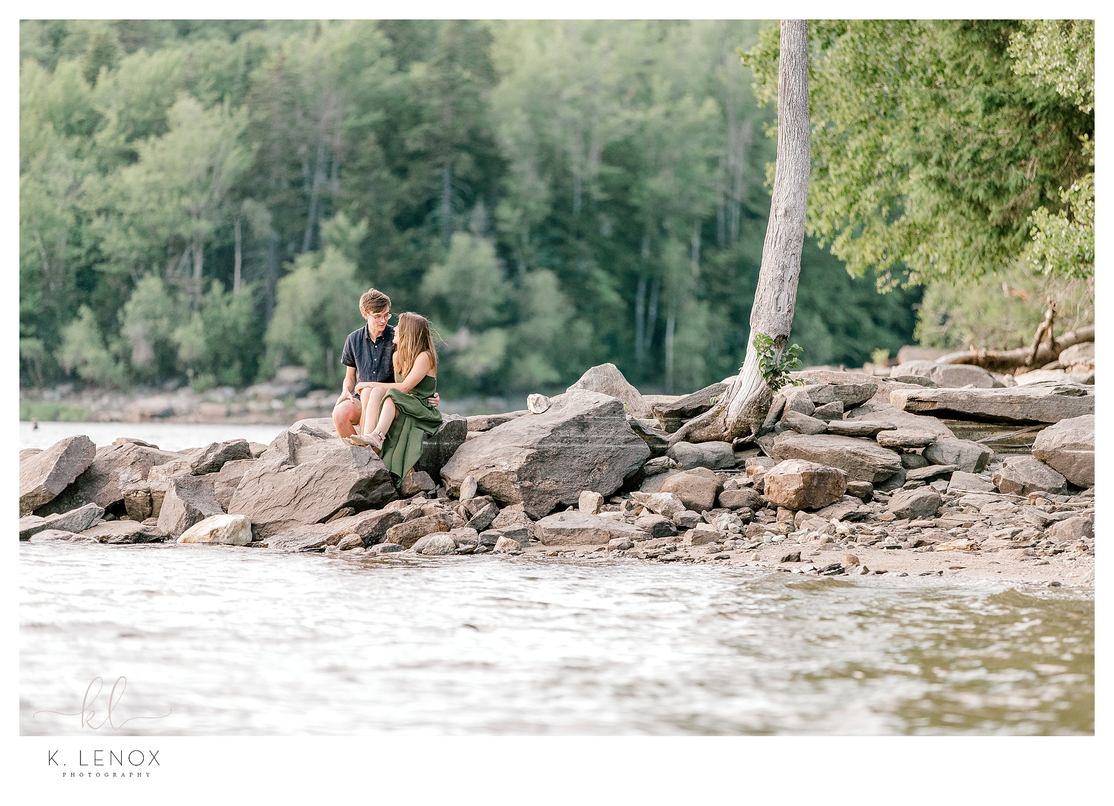 Engagement Session at the Harriman Reservoir in Wilmington VT. 