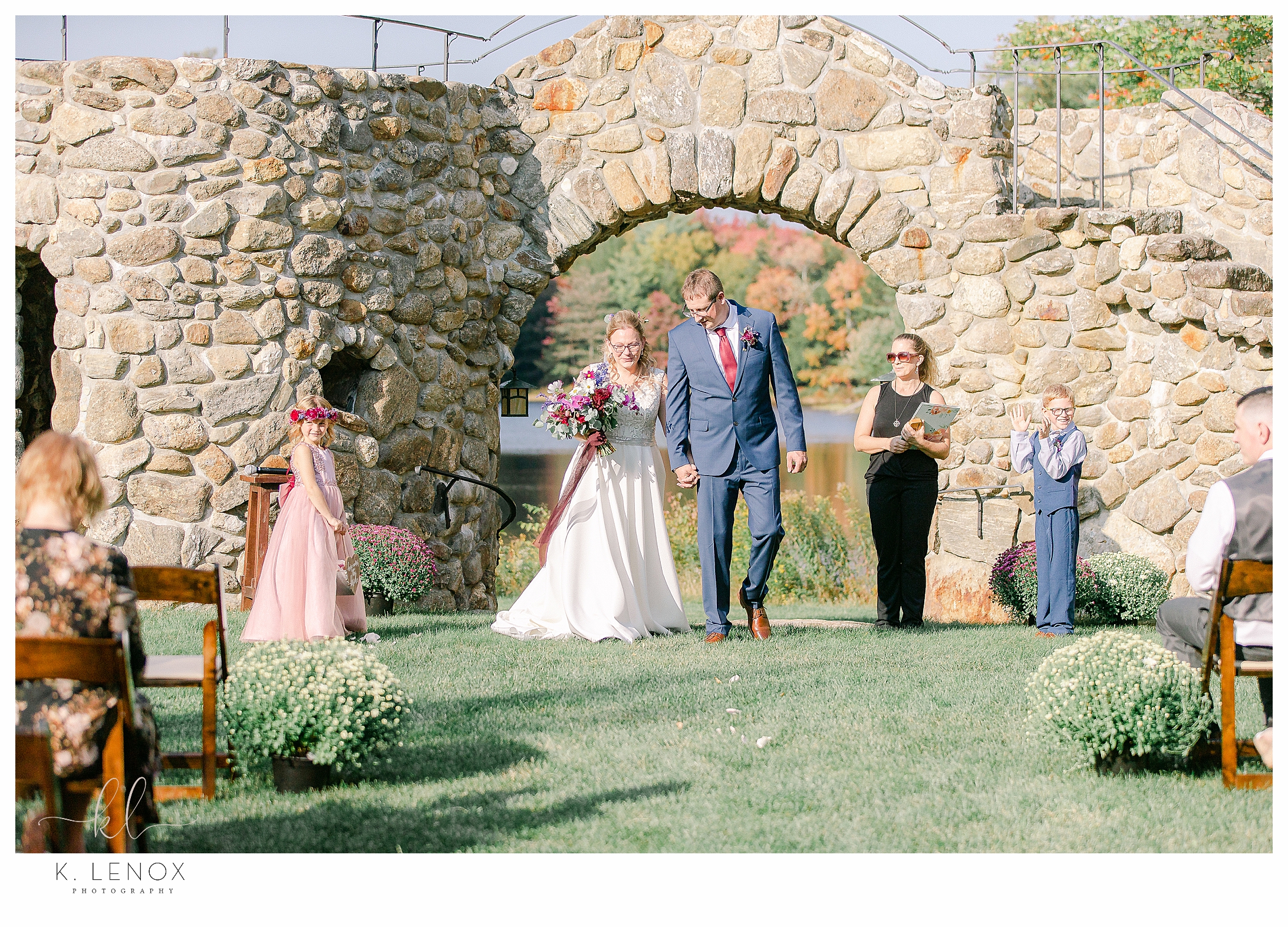 Wedding at Lake Falls Lodge- The Ceremony