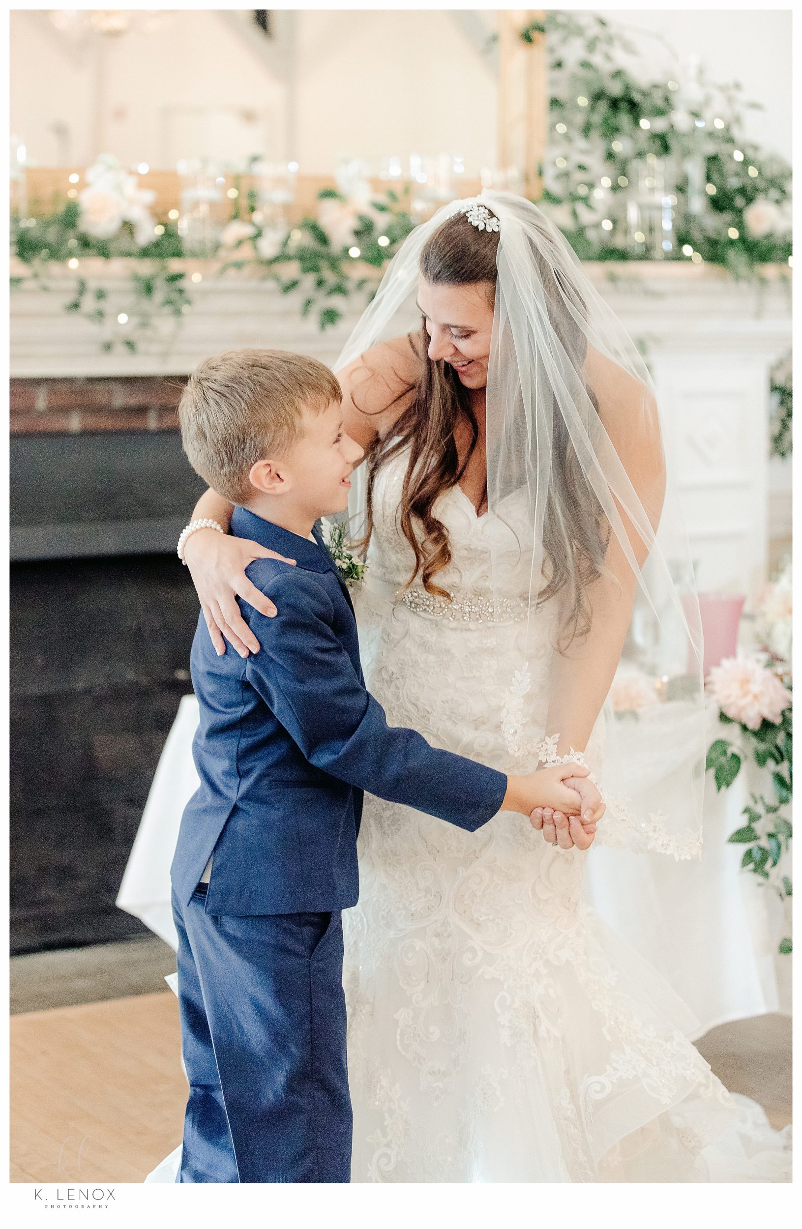 Wedding at the Keene Country Club- Mother and son dance.  (Bride with her son) 