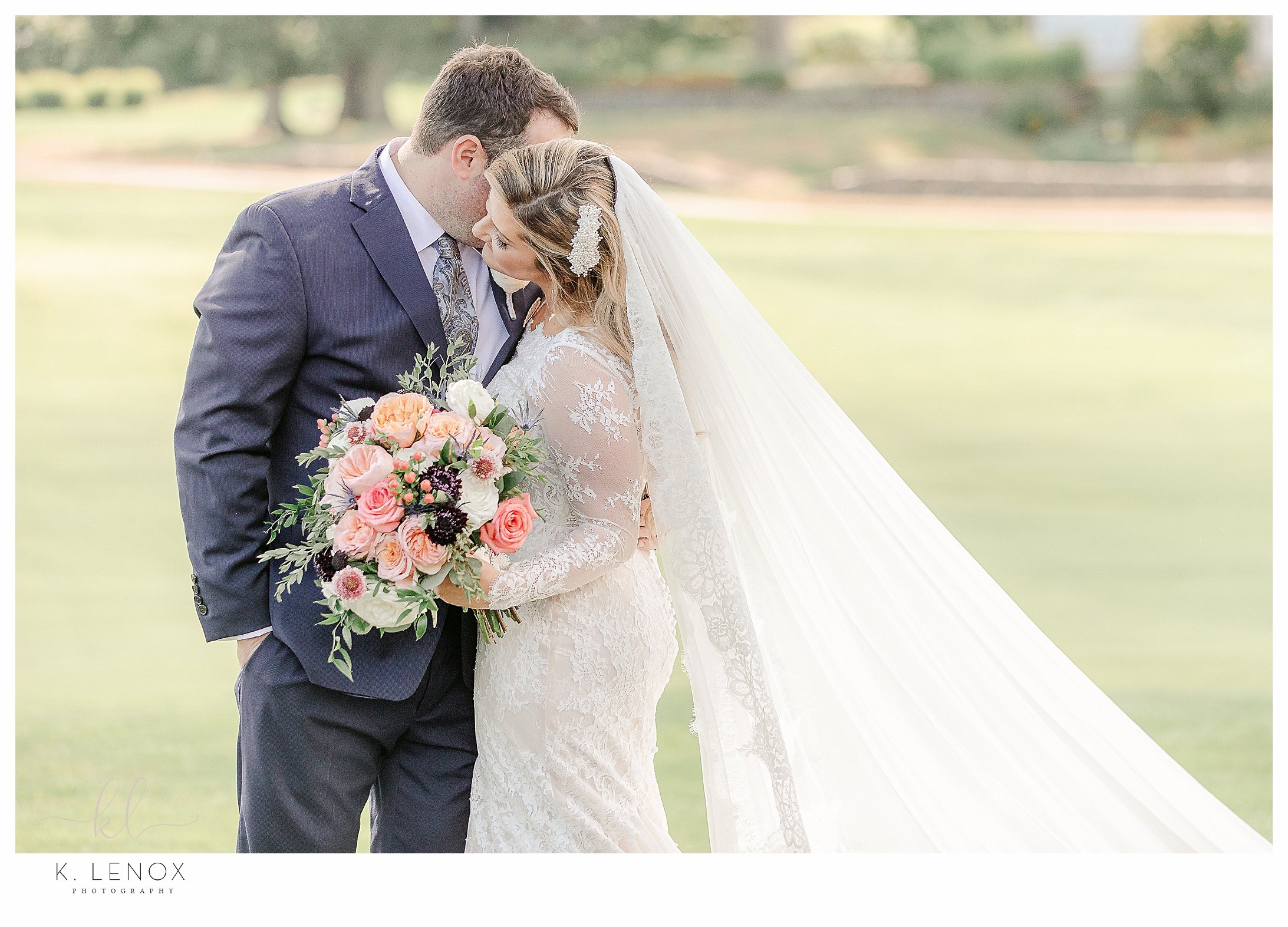 Light and Airy photos of a bride and groom at the Wentworth Country Club for their wedding. 