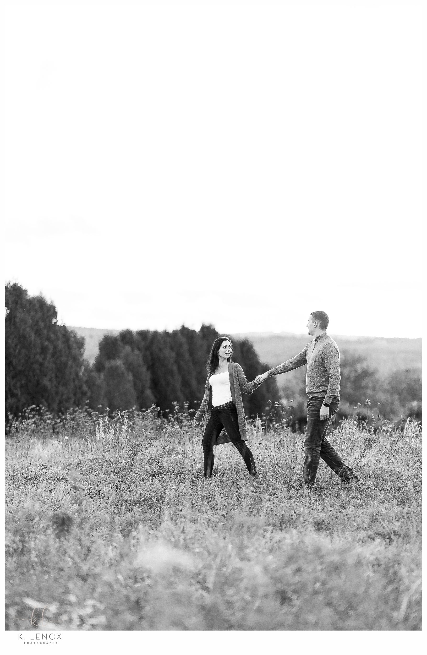 Fun and Carefree Engagement Session in NH