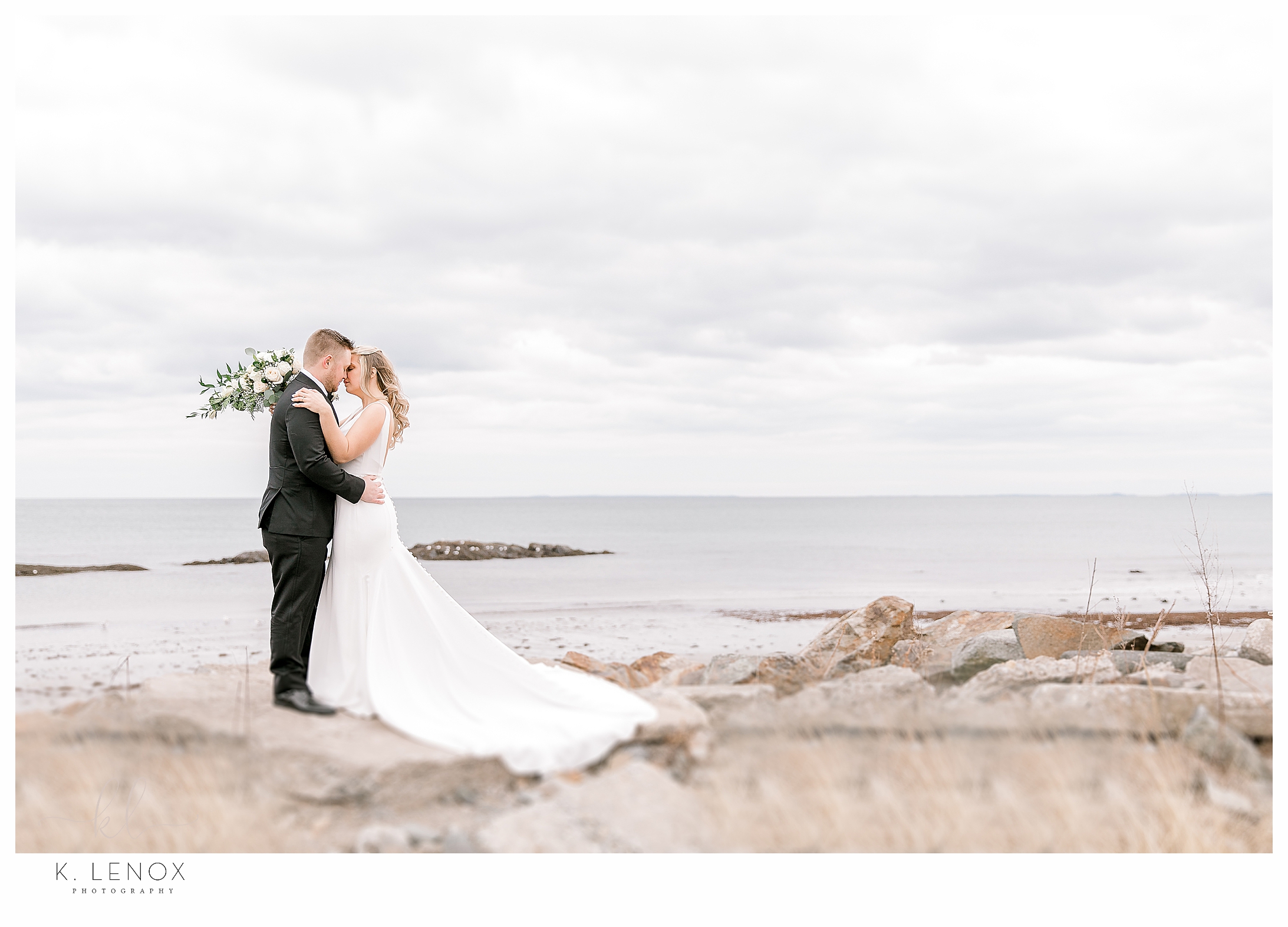 Bride and Groom during their Portsmouth NH Wedding