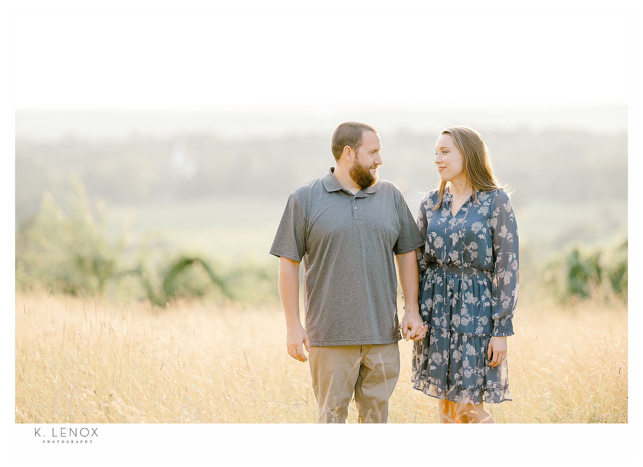 The Barn at Gibbet Hill Engagement k lenox photography