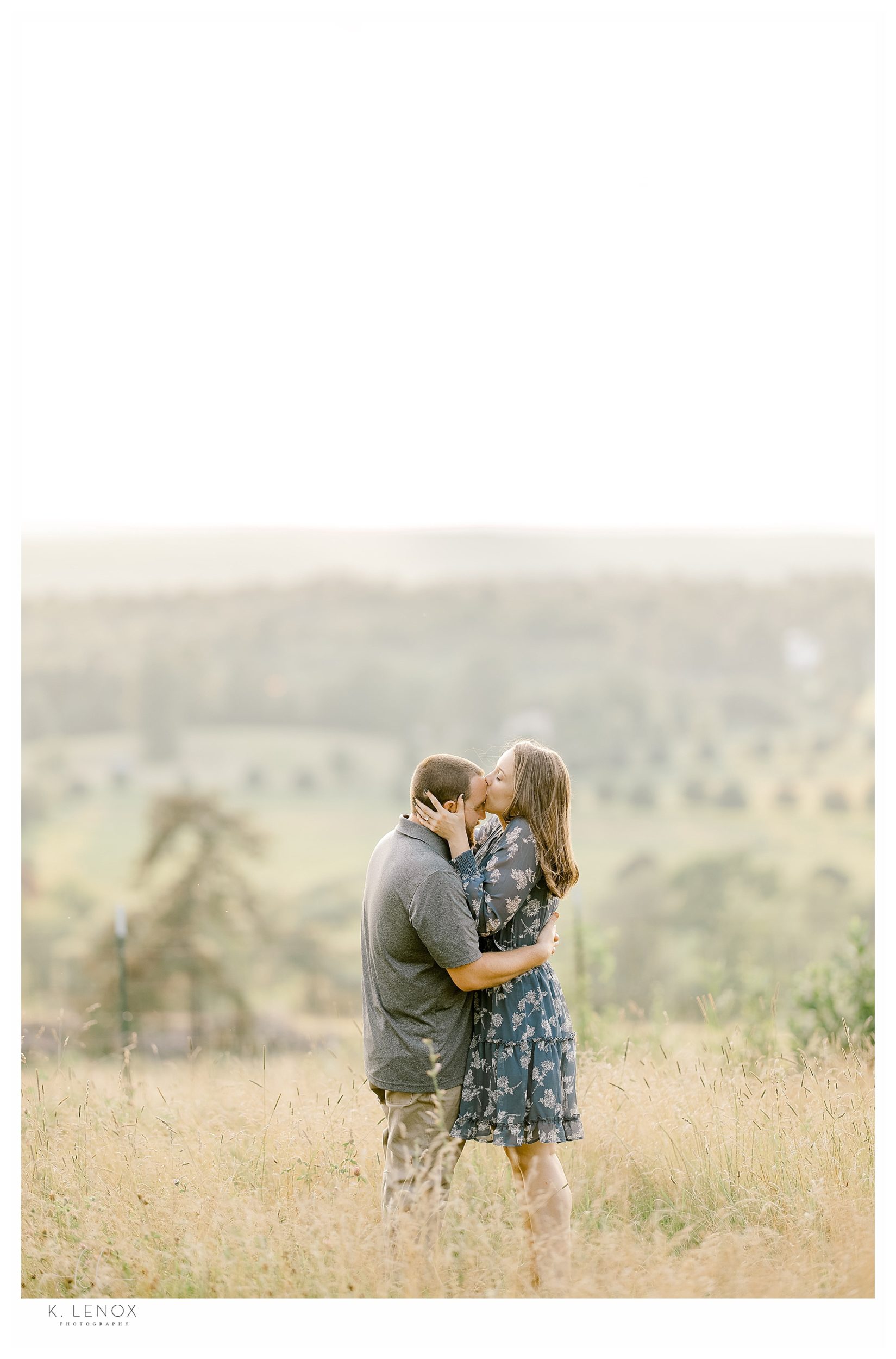 The Barn at Gibbet Hill Engagement k lenox photography