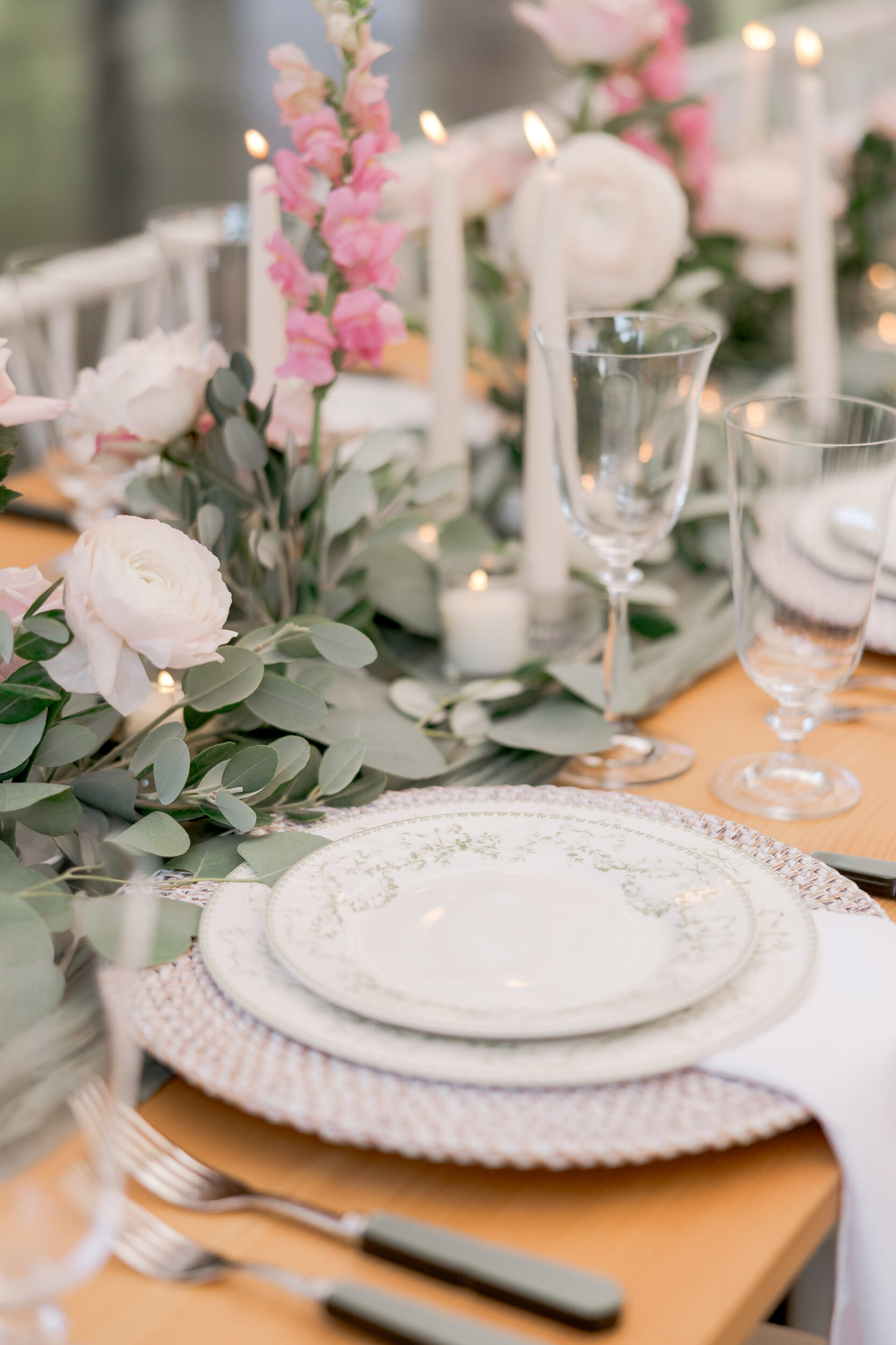 Stone Garden Soirée table decor by Gooseberry Tabletop